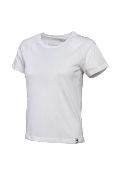 hummel Women's White Grop Short Sleeve T-Shirt