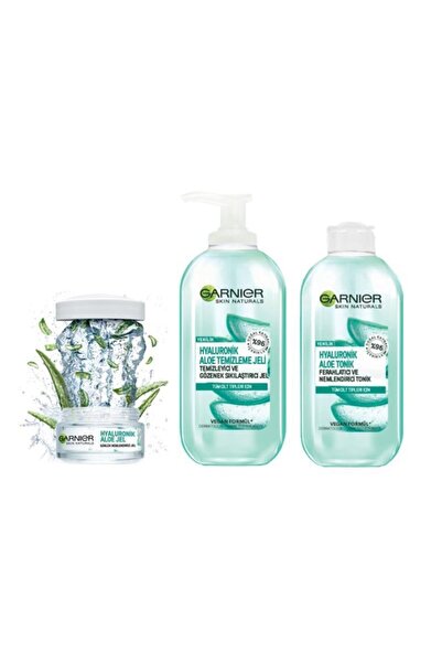 Garnier Garnıer Skın Naturals Hyaluronıc Aloe Jel 3'lü Set