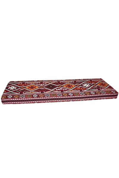 Bolvadin Şark Köşesi Mnd305-402 Şark Köşesi Bordo Halı Desenli Minder 120x60x...