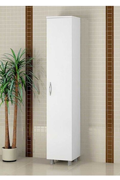 Softline Tek Kapaklı 5 Raflı Çok Amaçlı Boy Dolabı