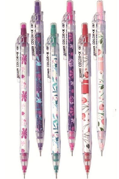 Gıpta Color-x Flower Patterned Versatil Pen 07mm1 Piece