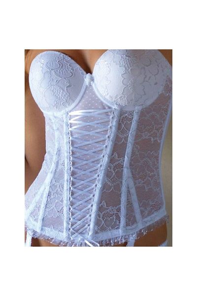 Yeni İnci Γυναικείο εκρού κοστούμι Jartierli Bustier χωρίς επένδυση 2700