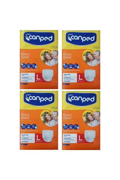 Canped Absorbent Panties Large Size Large Patient Diapers 4 Packs of 30