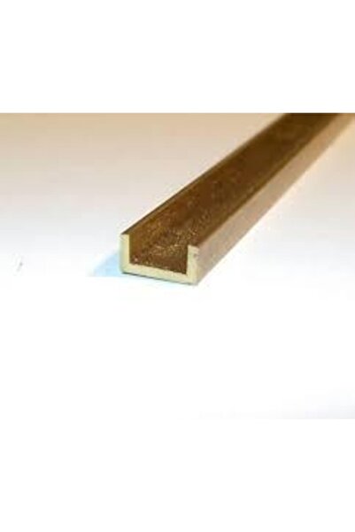 EMİN Pirinç U Profil 10 mm 1 mt