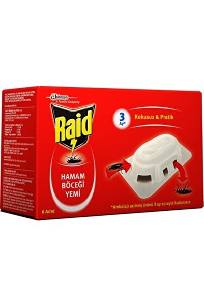 Raid Hamam Böceği Yemi 6 Adet