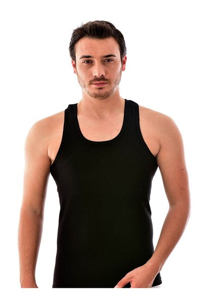Tutku Ανδρικό εσώρουχο Black Rib Rambo