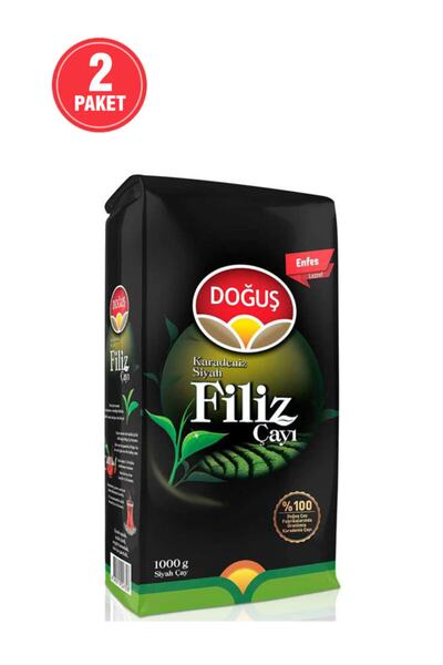 Doğuş Doğuş Karadeniz Siyah Filiz Çay 1000gr 2 Paket