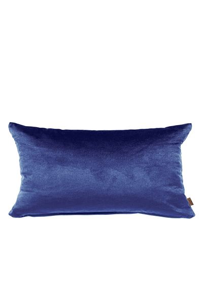 Alacastore Culoare uni Albastru Marin Purusal Blue Catifea Perna Margele Umplute cu Silicon 35 X 55 Cm