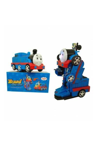 Genel Markalar Robota Dönüşen Thomas Tren Train Sesli Işıklı Go Go