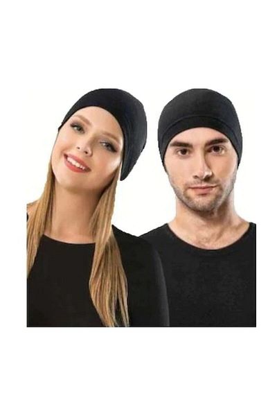 KOTA قبعة حرارية سوداء للجنسين