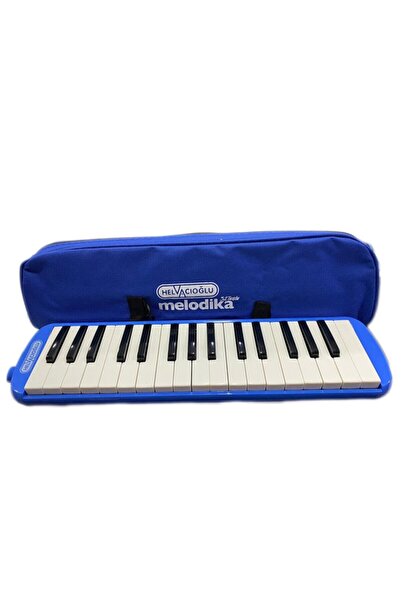 Helvacıoğlu 32 Tuş Çantalı Mavi Melodika