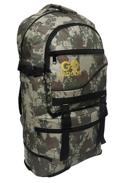 Baggor Unisex καφέ σακίδιο πλάτης