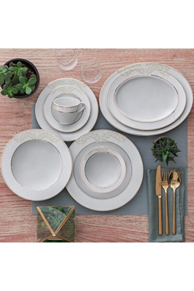Güral Porselen Tolstoy 84 Parça Yemek Takımı - 5108