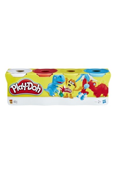 Play Doh Play Dough 4 Pieces 448 Grams X 2 Packs + Fatih 36 Pieces Letters and Numbers Mold Set