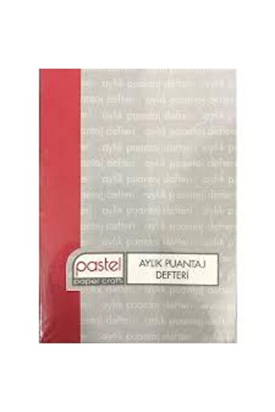 Pastel Aylık Puantaj Defteri A5 Boy