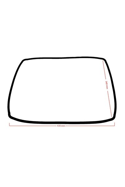 Termikel Fırın Kapak Contası 44x34 Cm
