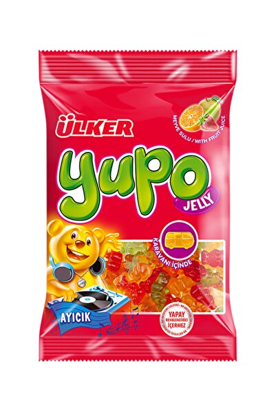 Ülker Yupo Jelly Teddy Bear 80 Gr X 10 Pieces