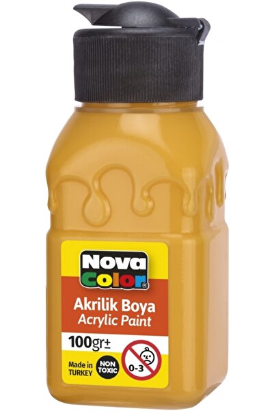 Nova Color Mahi Max Akrilik Boya 100 Gr Güneş Sarısı
