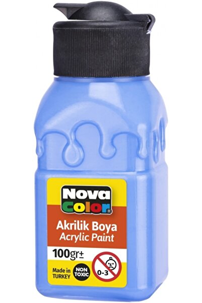 Nova Color Mahi Max Akrilik Boya 100 Gr Açık Mavi