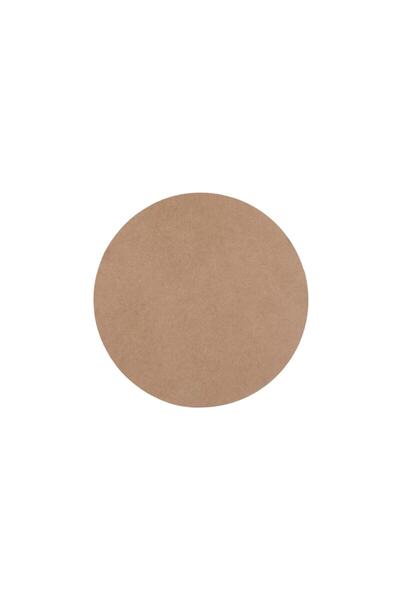 HepsiAhşap 12 قطعة شاحن 3 مم خام MDF قطر 33 سم دائري Rhss