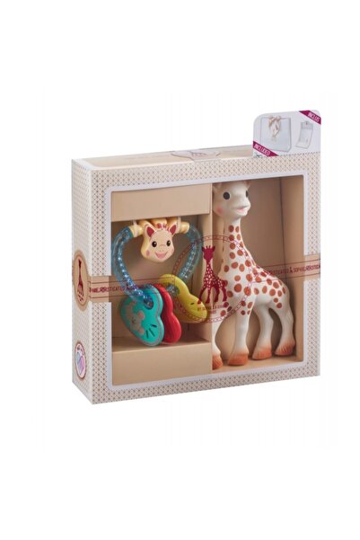 Genel Markalar La Girafe Sohiesticated Yeni Doğan Hediye Seti Diş Kaşıyıcı + ...