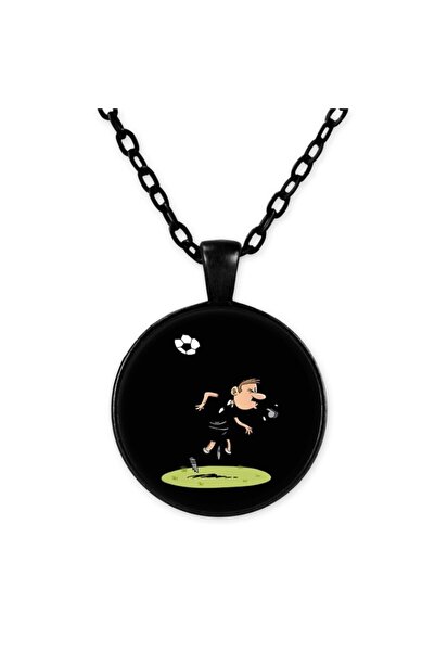 astak Referee Black Chain Necklace Bll1182