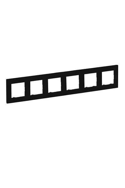 Legrand Raventi Black Six-Piece Frame