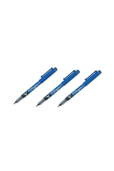 Pilot V-signpen Keçe Uçlu Mavi 3 Adet