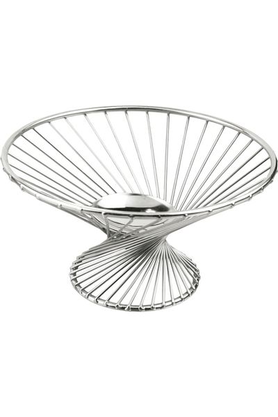 Altınbaşak Fruit Basket with Stainless Steel Legs, 20 cm