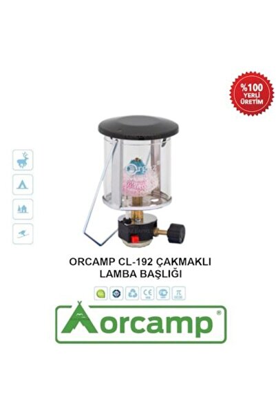 Orcamp Orgaz Cl-192 Çakmaklı Kartuş Kamp Gaz Lambası Başlığı