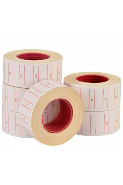 EMIR Fiyat Etiketleme Makinesi Rulosu Renkli 10 Rulo Fiyat Etiketi