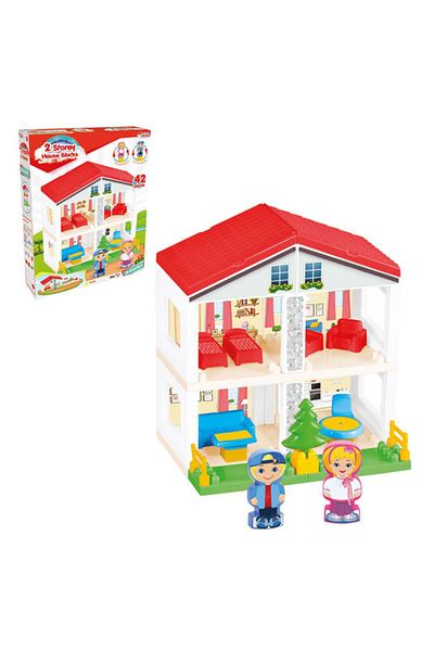 Dede Oyuncak 2 Storey House Blocks 03234*8