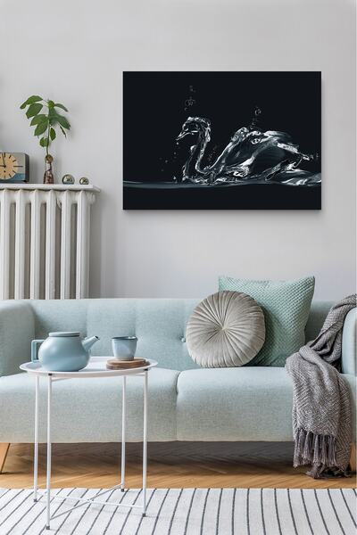Kuğu Kanvas Tablo | Tuval Kanvas Tablo 70x100 Cm
