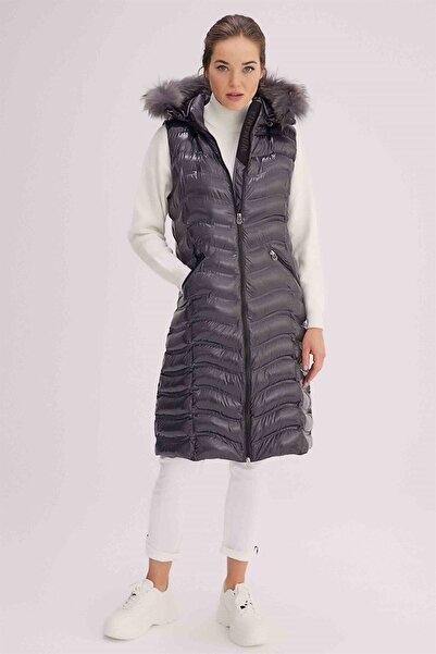 Womania 18250 Womanıa Yelek Wavy Vest