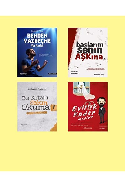 hayykitap Mehmet Yıldız 4'lü Kitap Seti
