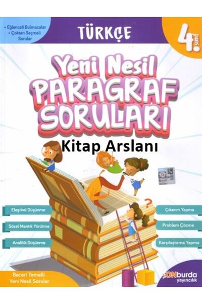 Onburda Yayınları 4.sınıf Türkçe Yeni Nesil Paragraf Soruları-onburda Yayıncılık