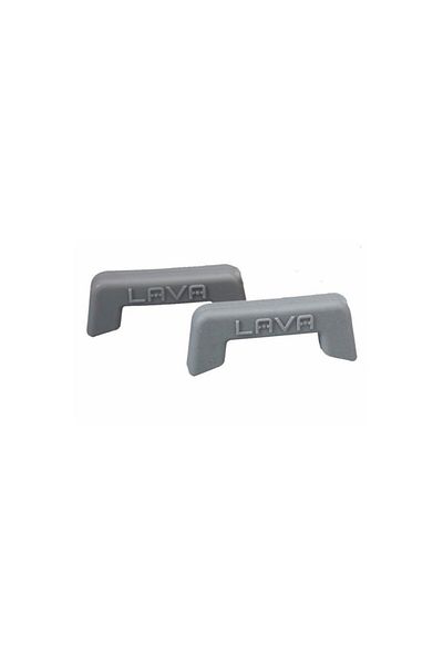 Lava Heat Resistant Pot Pan Silicone Handle (1 Set = 2 Pieces) Gray Color