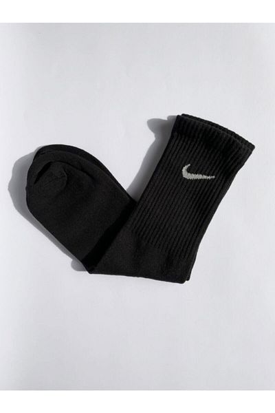 Nike مجموعة من 6 جوارب نايك سوداء جوارب رياضية سوداء نايك