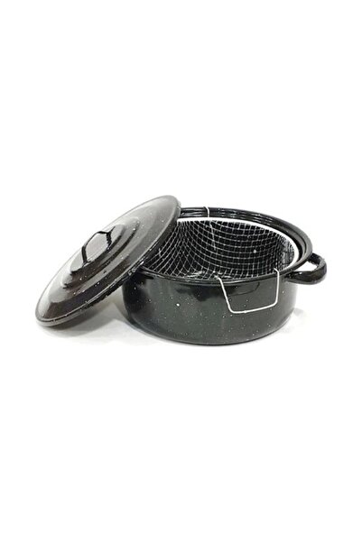 BigSale Cv Enamel Black Lid Chips Potato Fryer Frying Pot
