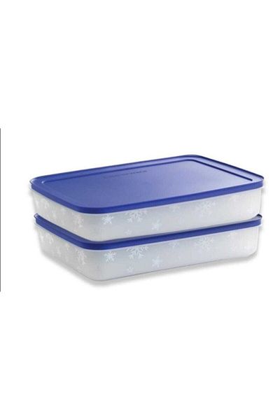 Tupperware Alaska Refrigerator Storage Container 2 X 2.25 Lt