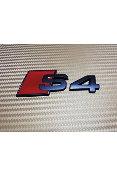 KSF Audı S4 Mat Kırmızı Logo Amblem 1.sınıf Kalite