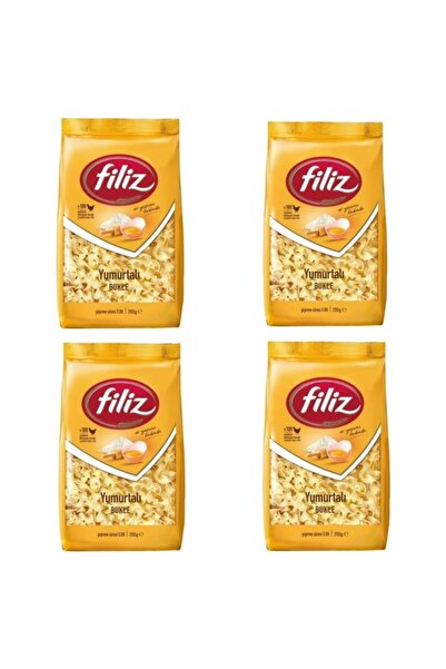 FİLİZ Yumurtalı Bukle Makarna 350 G*4 Adet