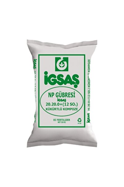 İGSAŞ 30 Kg 20.20.20 Kükürtlü Taban Gübresi Kompoze Bitki Gübresi Toprak Altı...