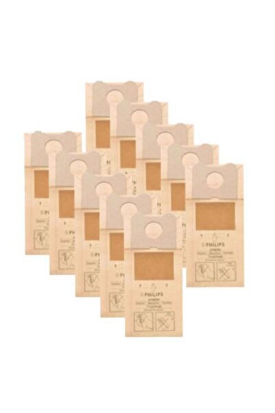 Philips Triathlon Dust Bag 10 Pieces + Filter Set (Paper) Original