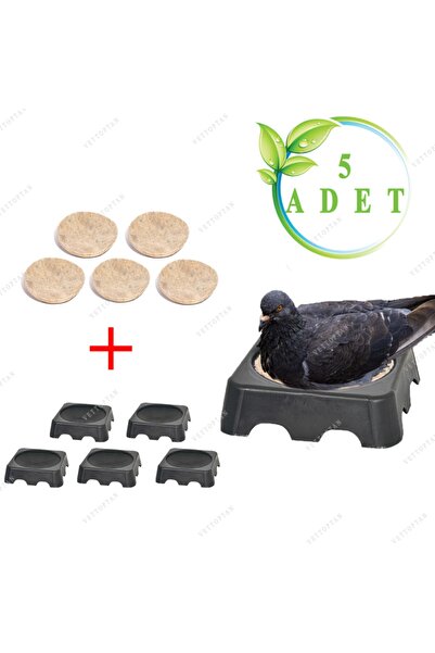 Genel Markalar Folluk 5 Adet 5 Adet Keçe Güvercin Kare Güvercin Folluğu Ve Ke...