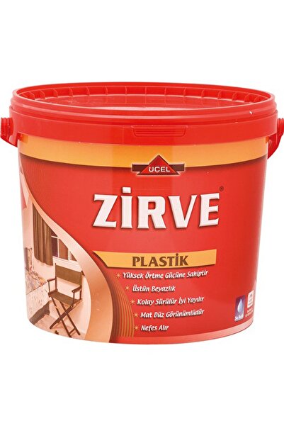 TEK BOYA Tek Zirve Plastik Iç Cephe Boyası 2.5 Lt = 3.5 Kg Buz Beyazı