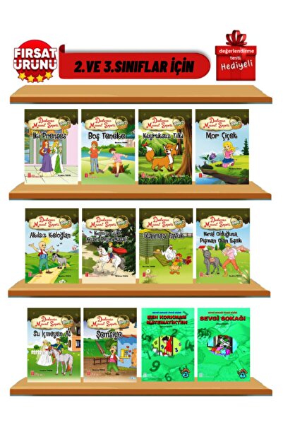 Ata Yayıncılık 2.ve 3.sınıflar Için   Hikaye Seti (11 Kitap Kutulu Ve Hediyeli)