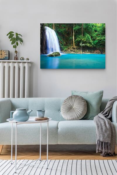 Şelale | Tuval Kanvas Tablo 70x100 Cm