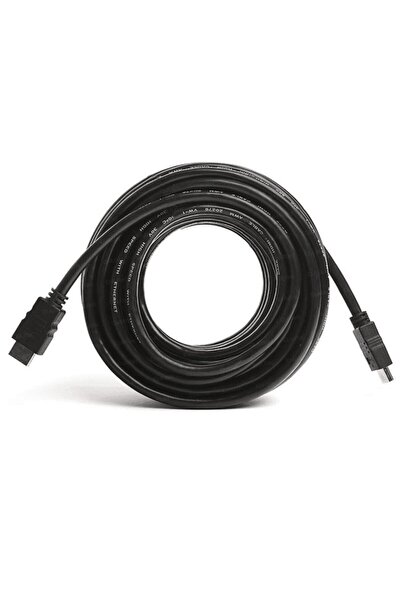 ATA ELEKTRONİK 10 m 10mt HDMI Cable Full HD HDMI Gold Plated Double Filter Black