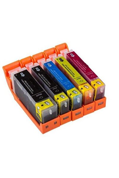 PHOTO PRİNT Canon Pixma Ts-705 580xl/ Clı 581xl 5 Renk Muadil Kartuş Seti